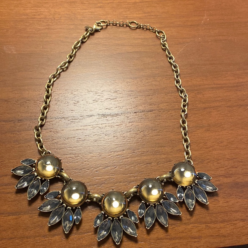 Banana republic jewelled necklace